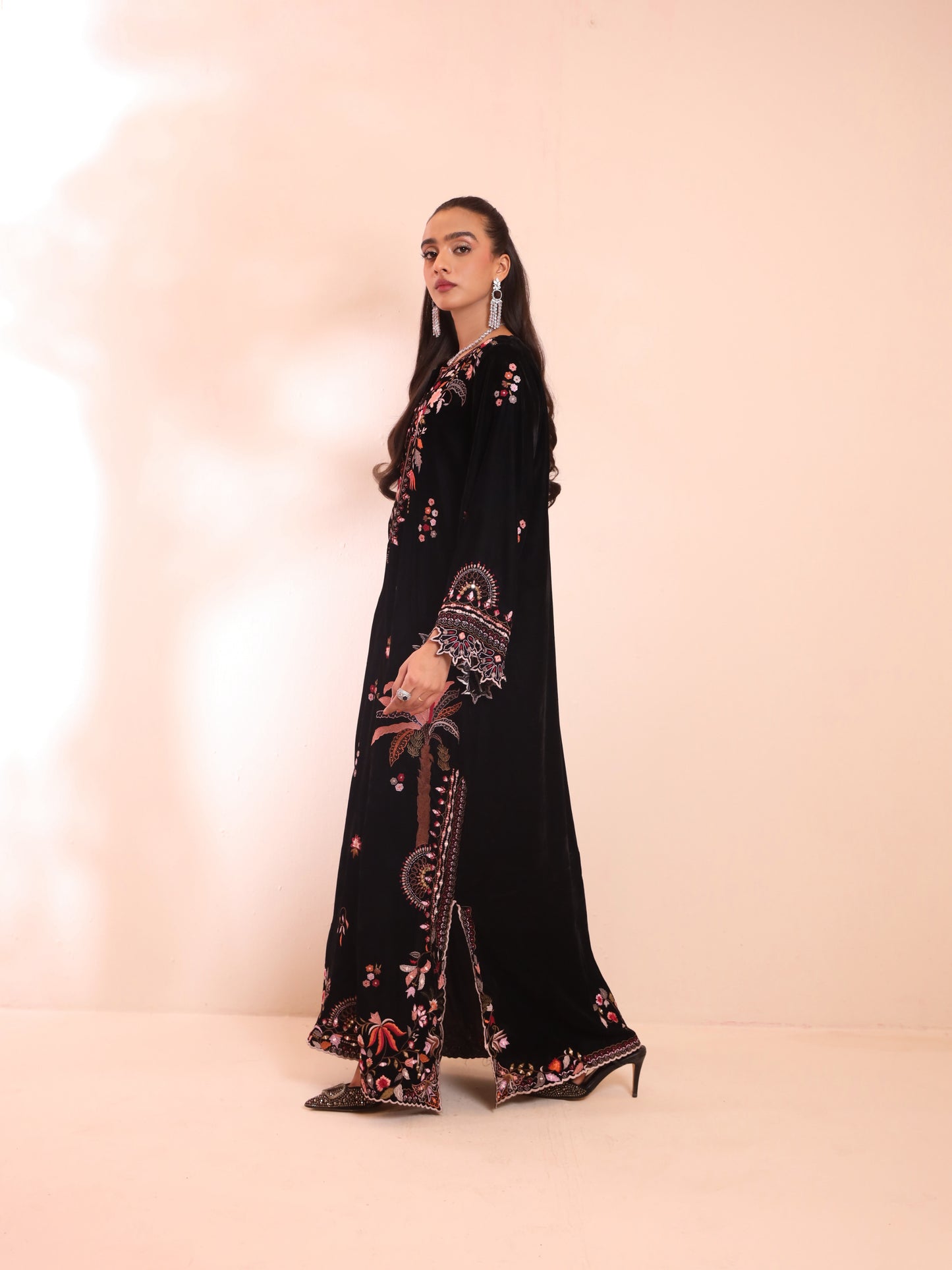 Zehra Velvet kaftan