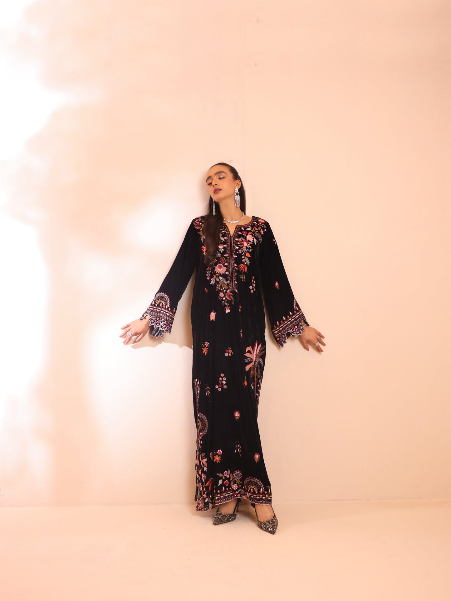 Zehra Velvet kaftan