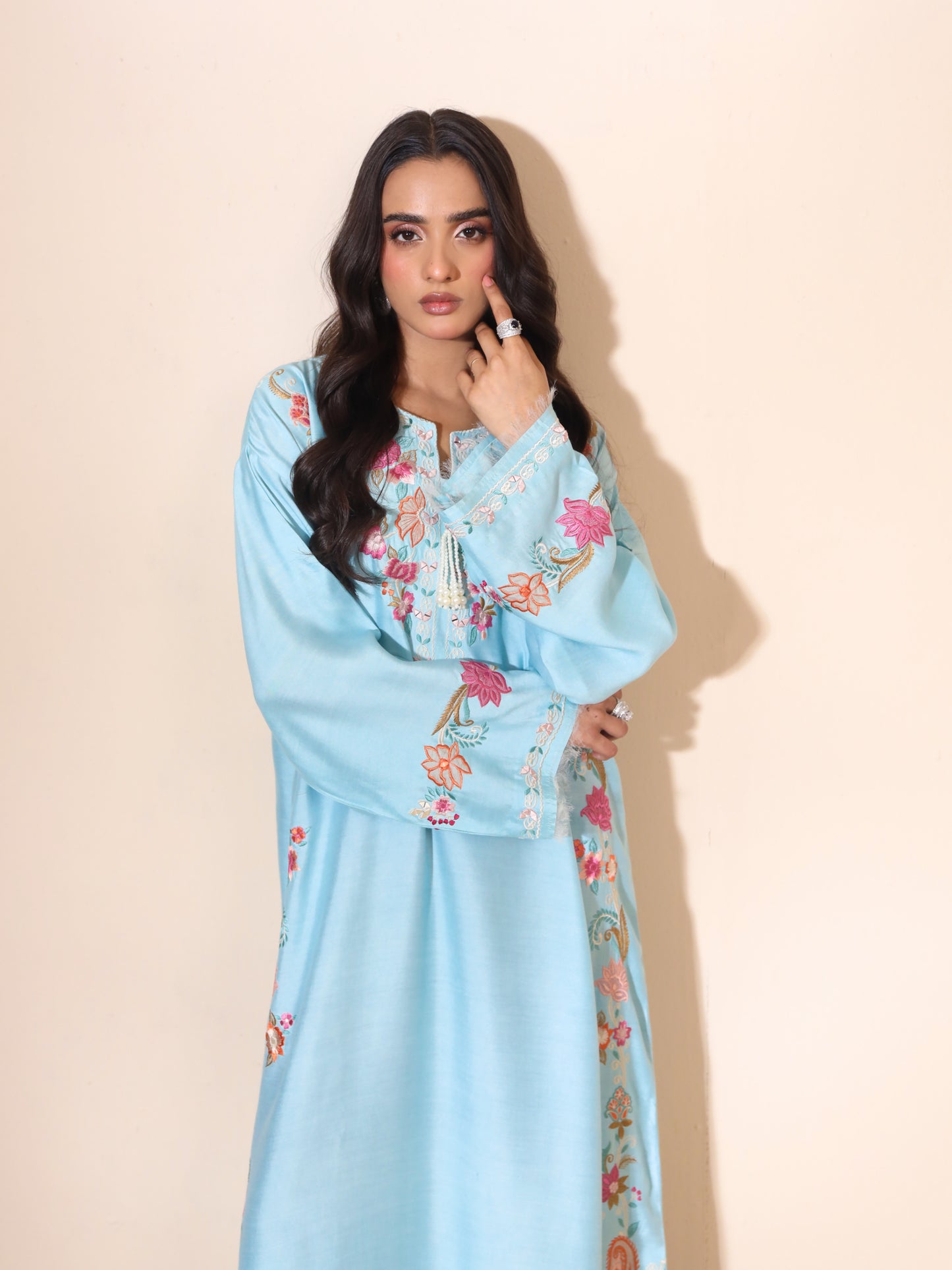 Rhea aqua kaftan