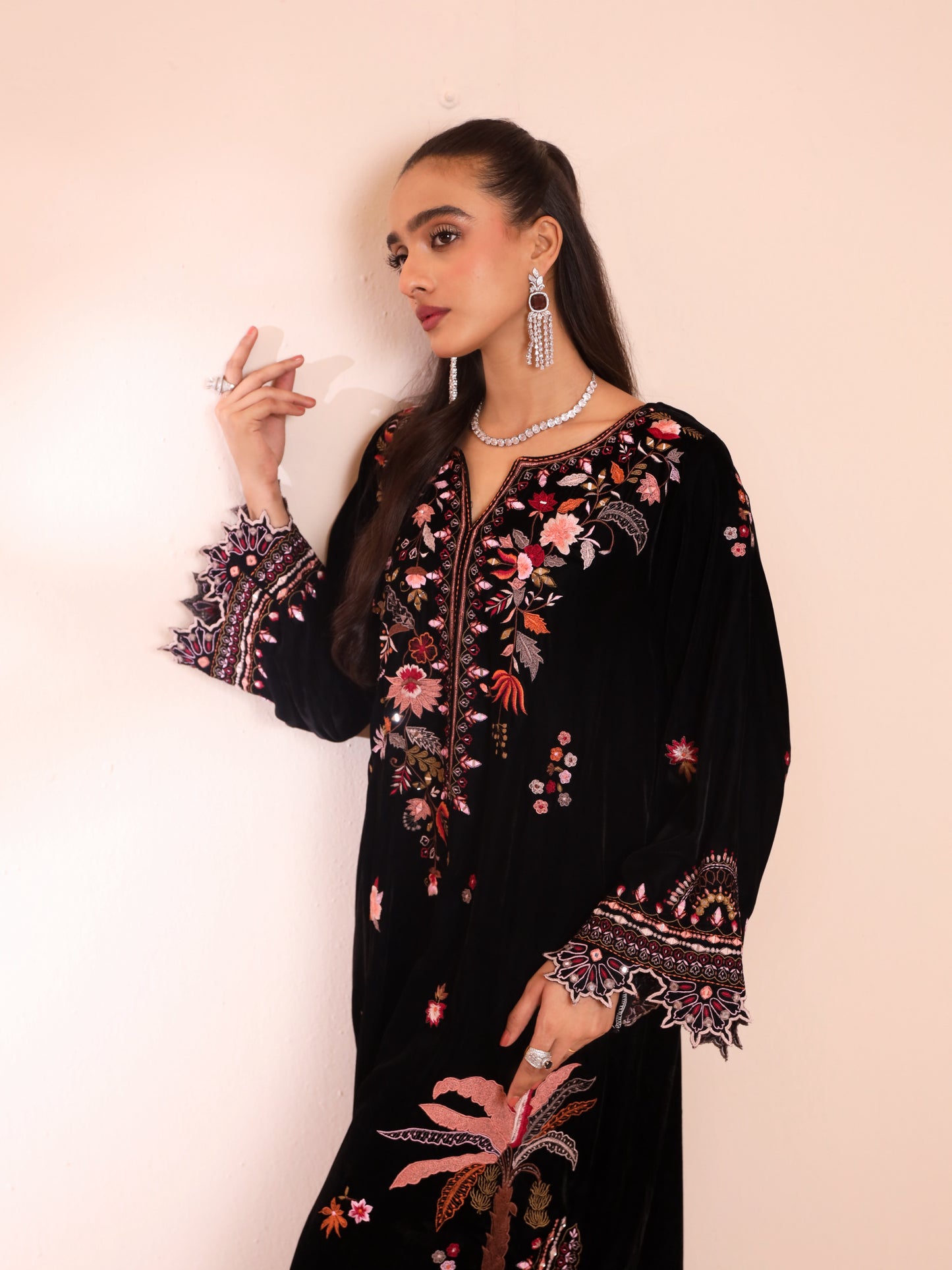 Zehra Velvet kaftan