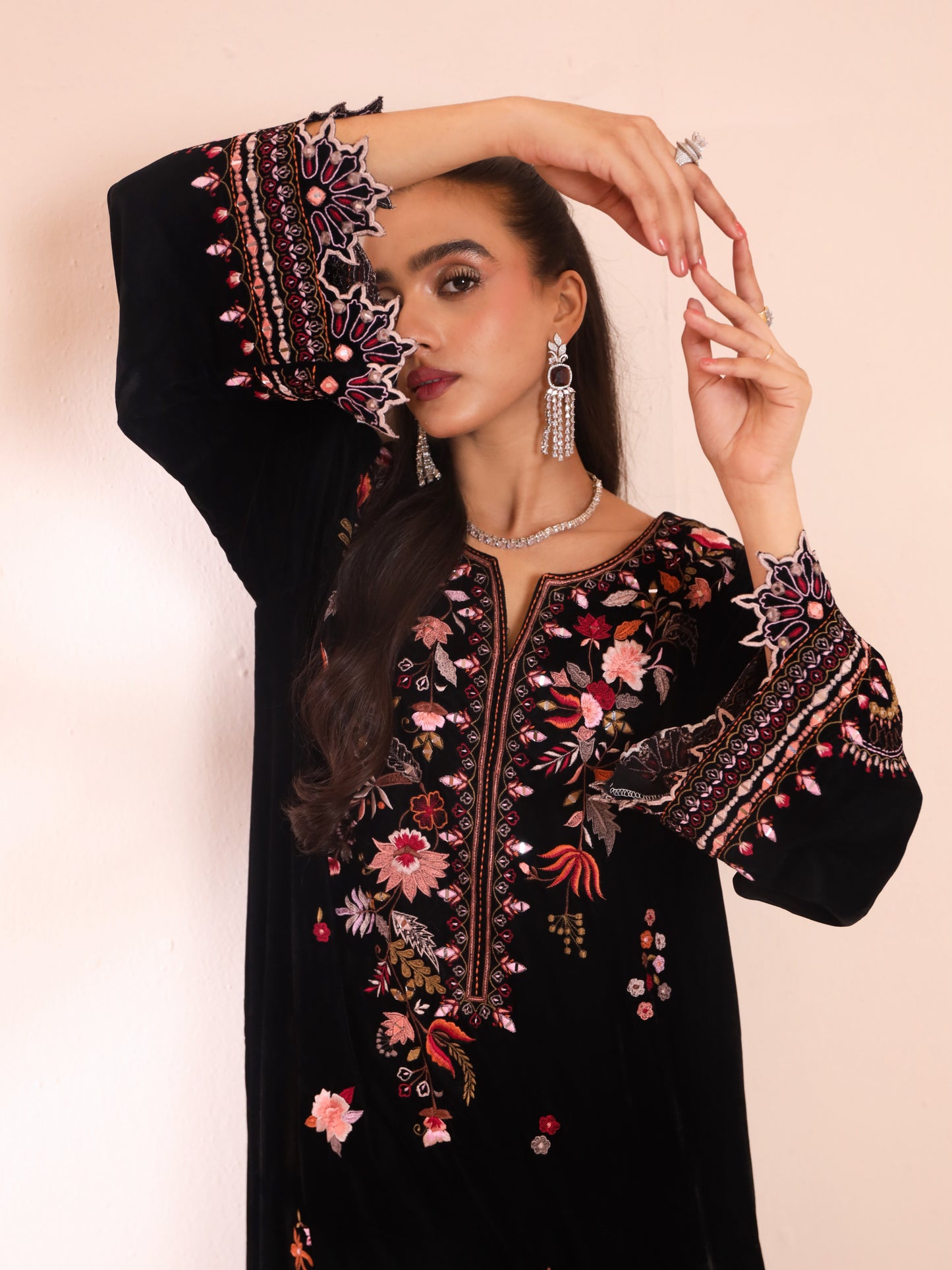 Zehra Velvet kaftan