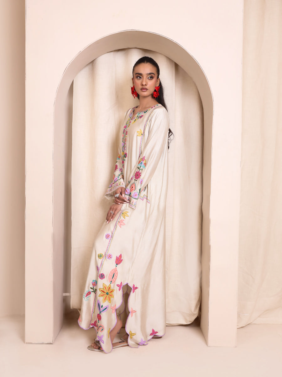 Raya Ivory Kaftan