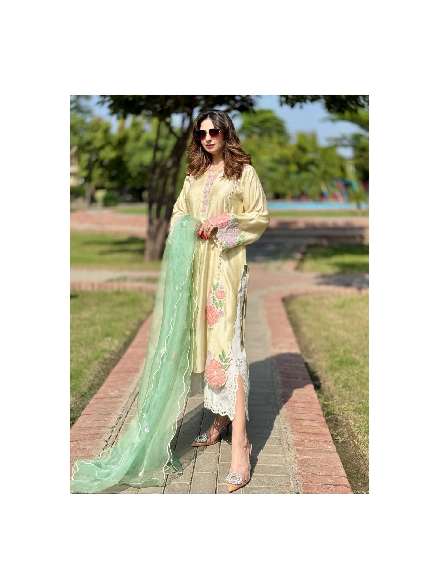 Maham kurta and dupata