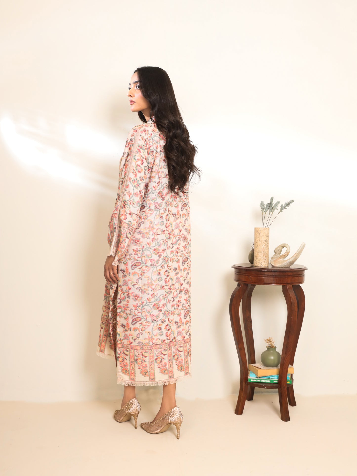Khaani beige kurta