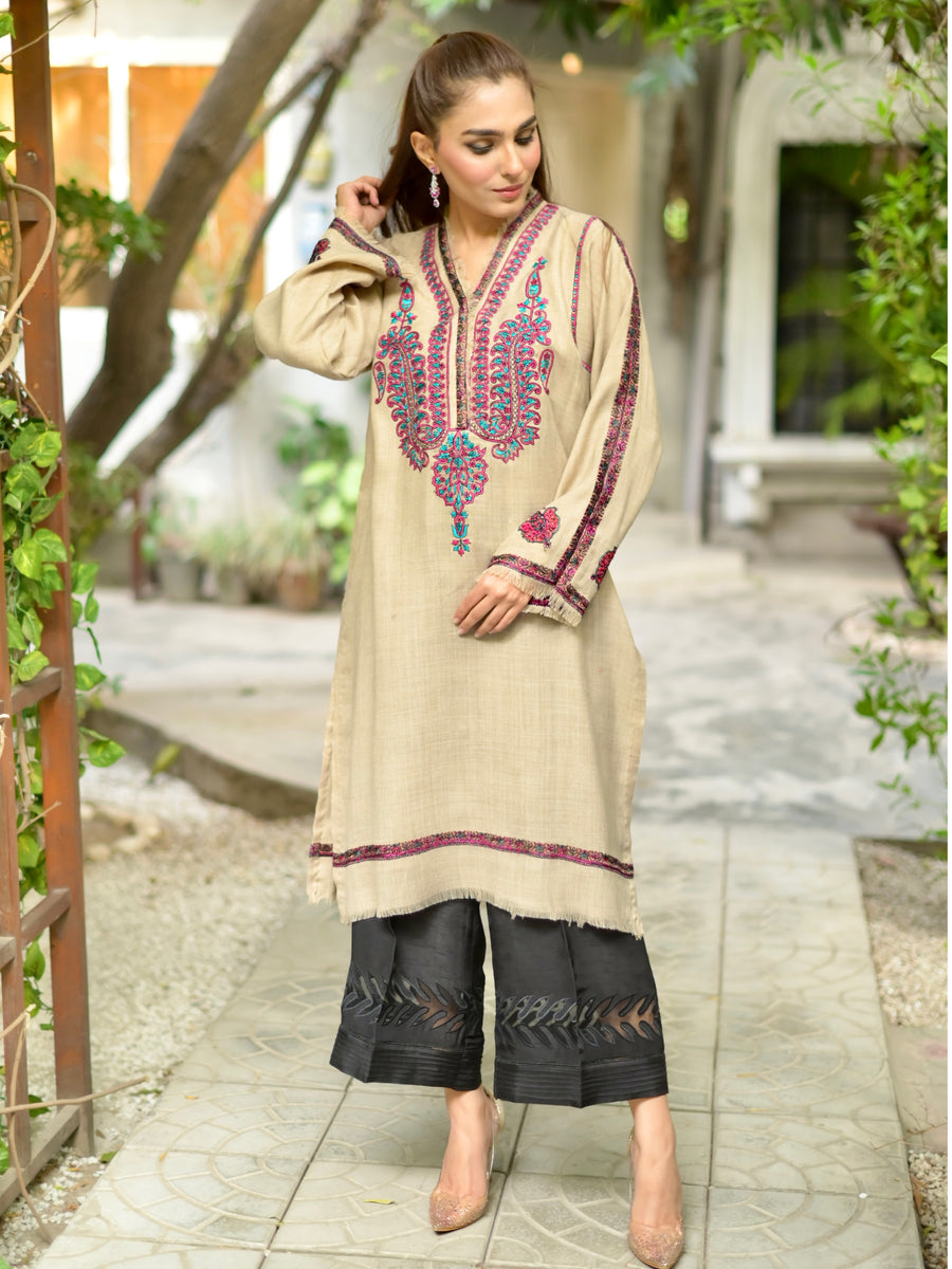 Zehra Pashmina Kurta