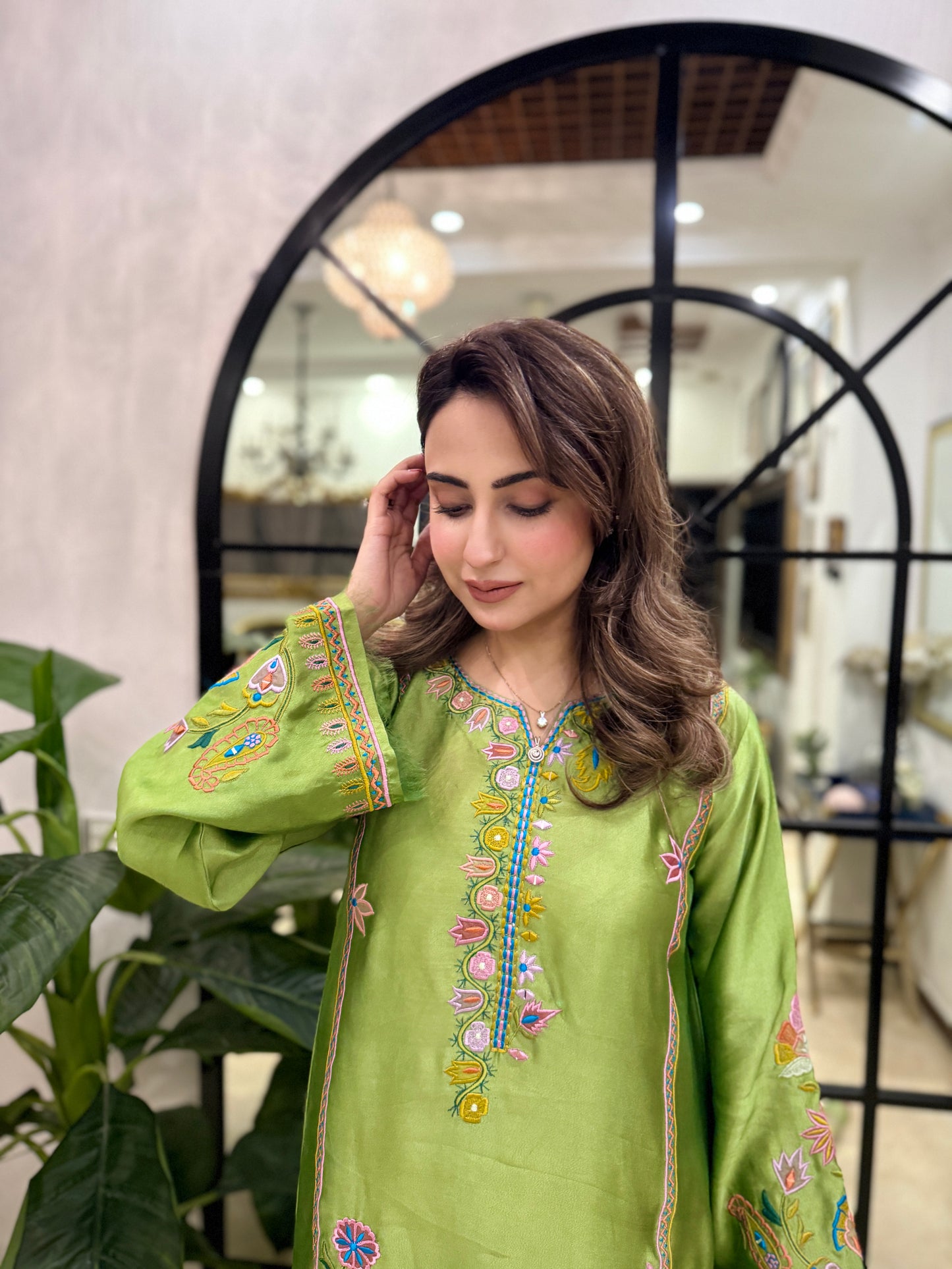 Raya sheesha silk kaftan