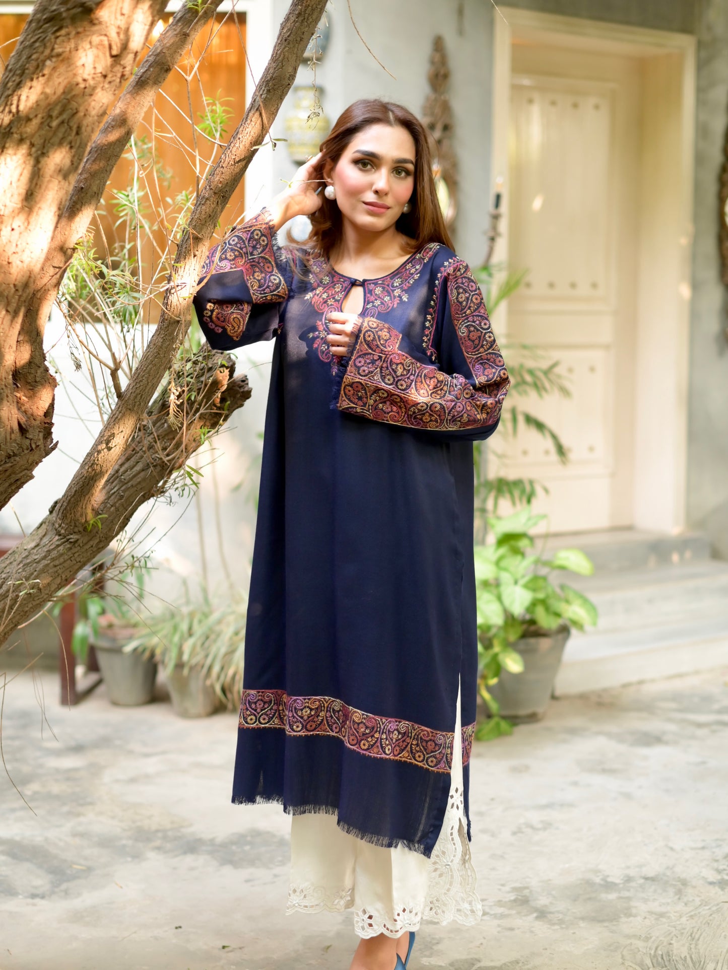 Haya Blue kurta