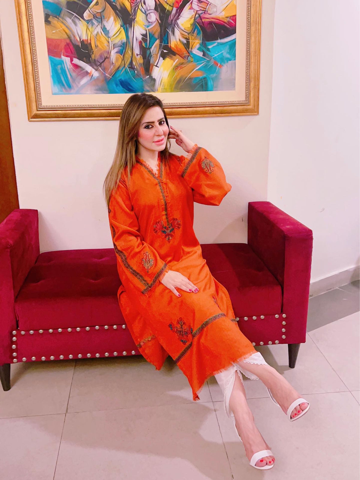 Heer Pashmina Kurta