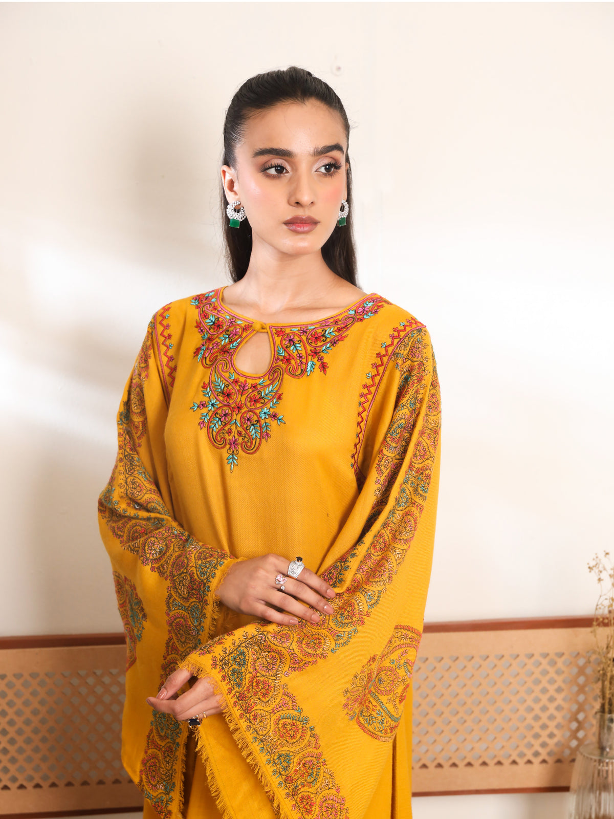 Haniya Pashmina Kurta