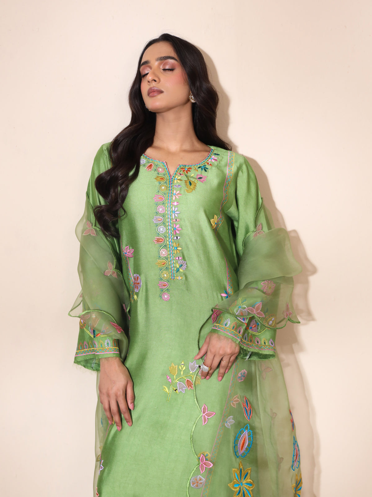 Raya Sheesha Silk Kaftan
