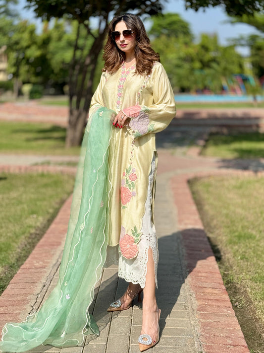Maham kurta and dupata