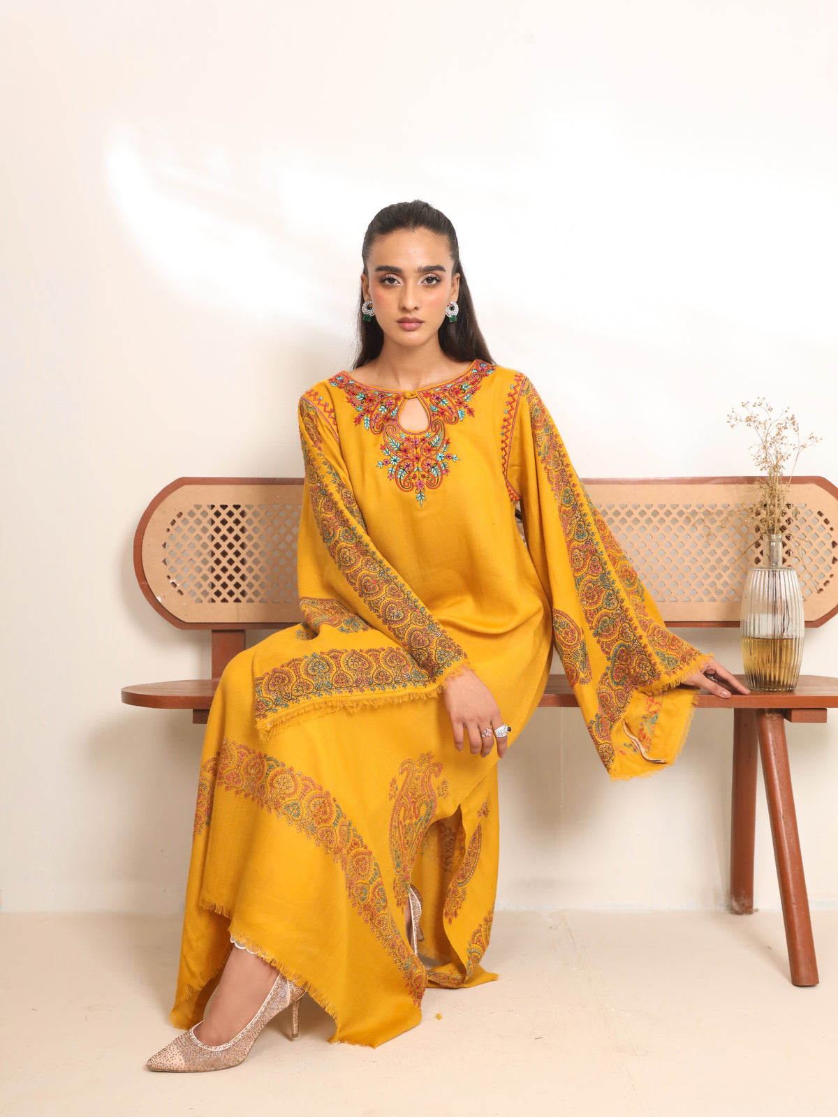 Haniya Pashmina Kurta