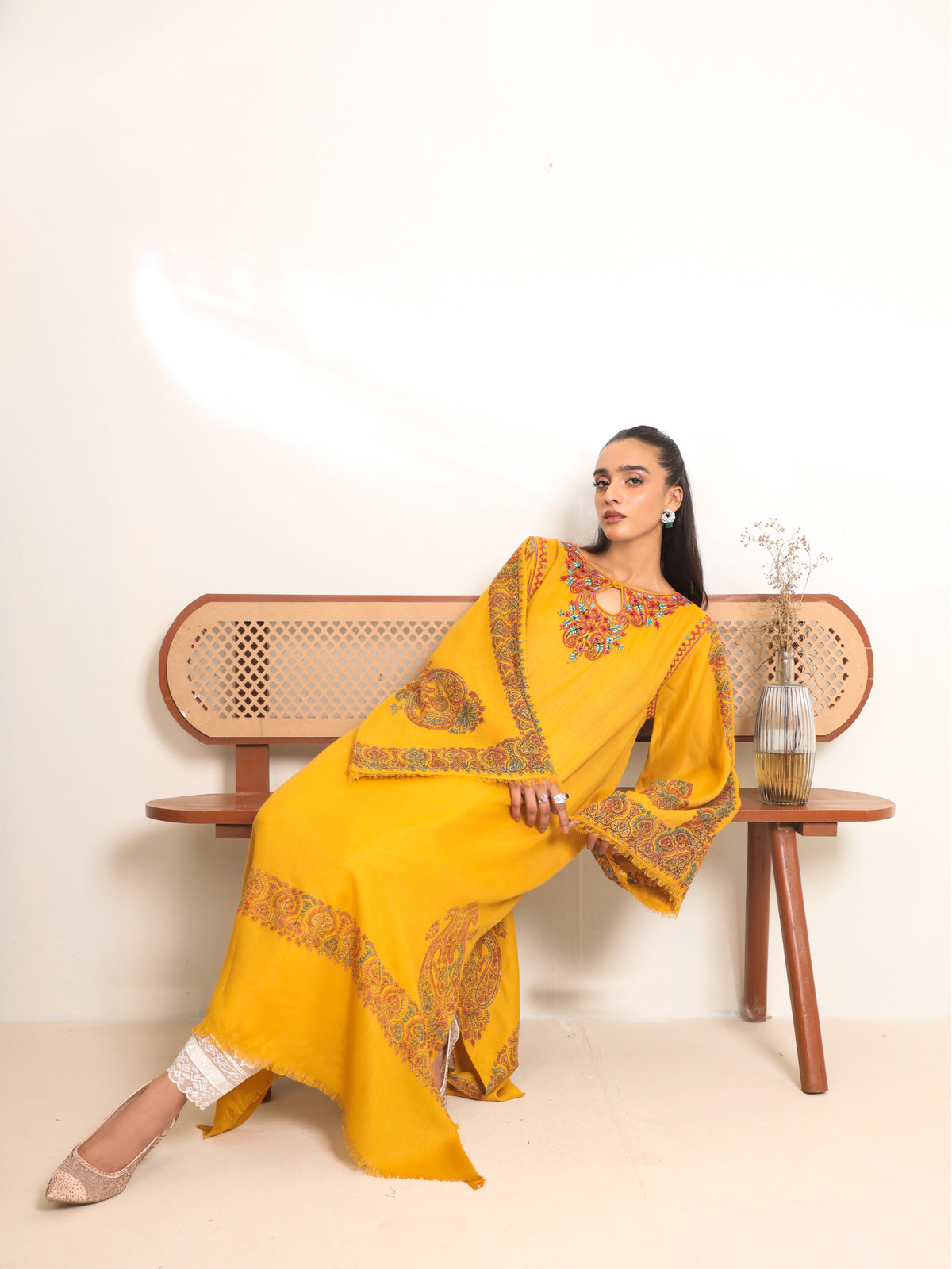 Haniya Pashmina Kurta