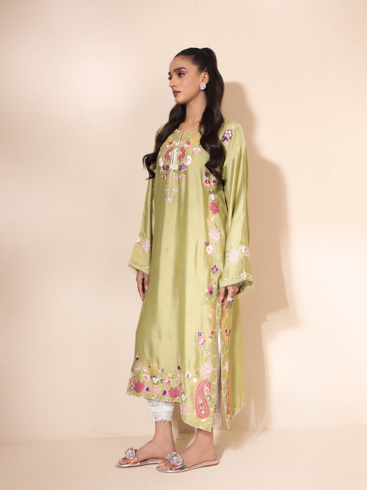 Rhea pistachio Kurta