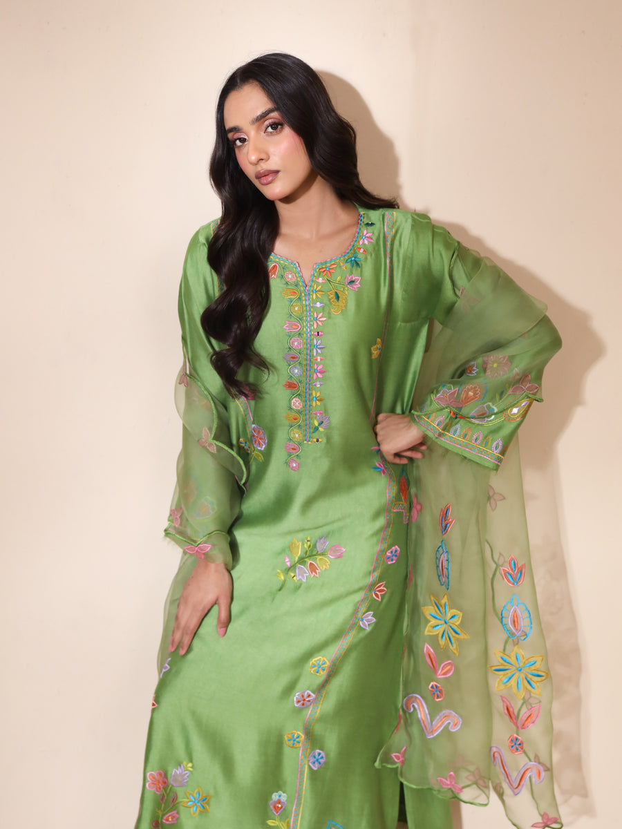 Raya Sheesha Silk Kaftan