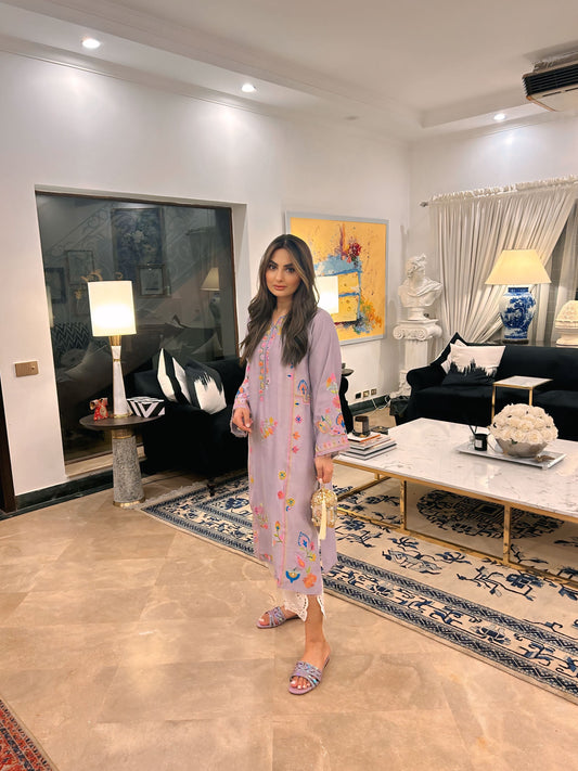 Raya lilac kurta