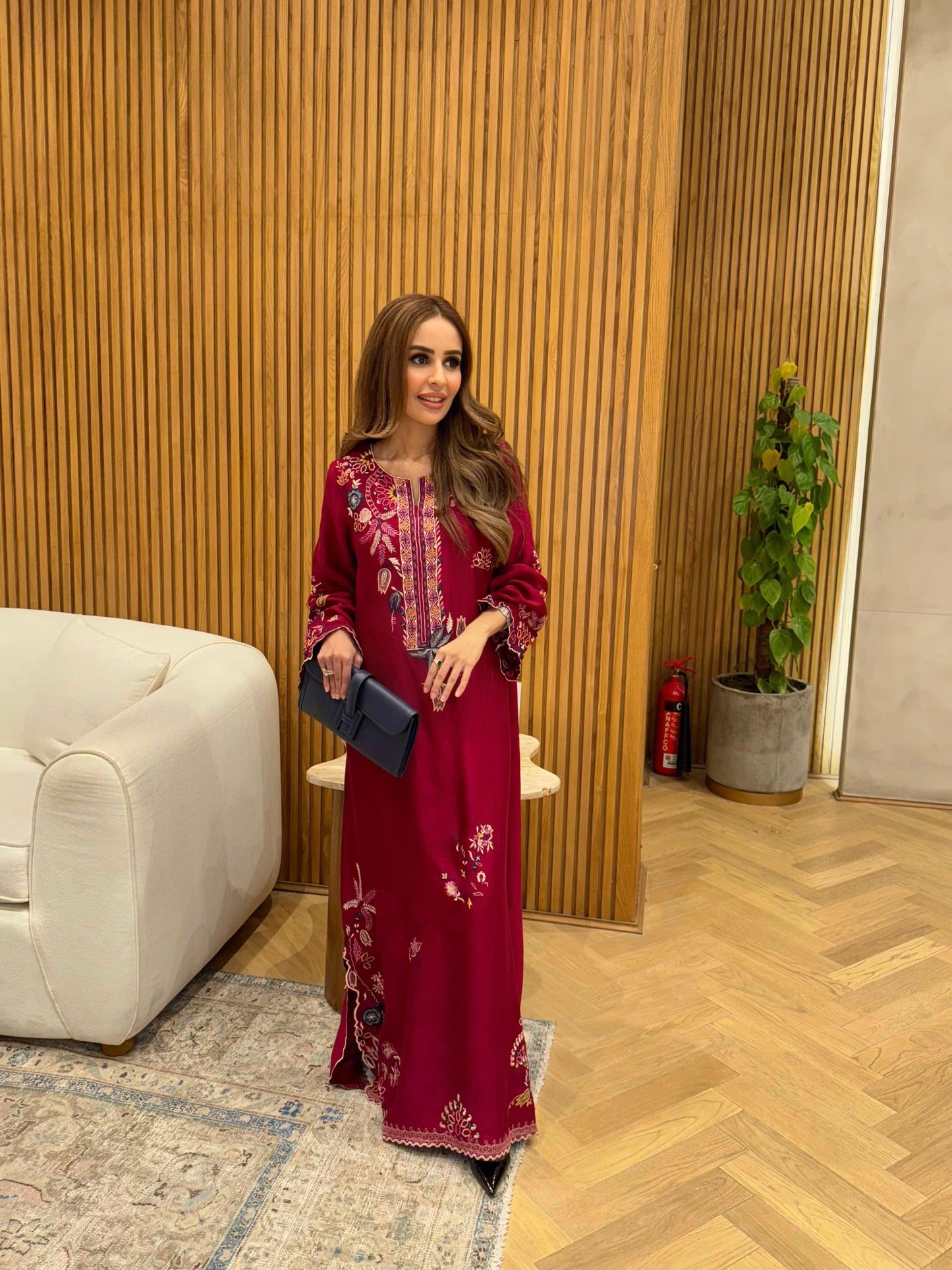 Mahnoor sheesha silk kaftan