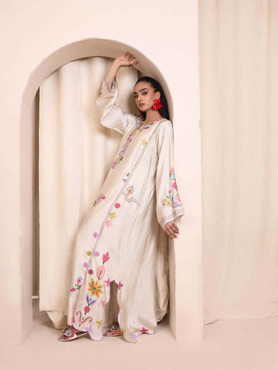 Raya Ivory Kaftan