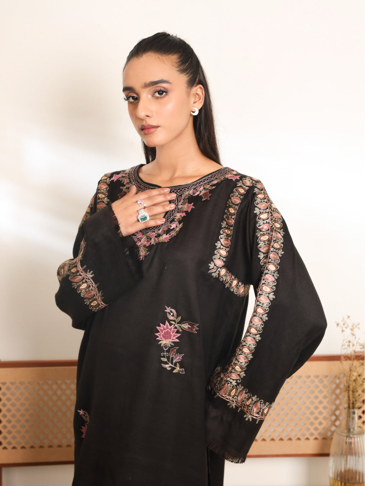 Nisa Pashmina Kurta