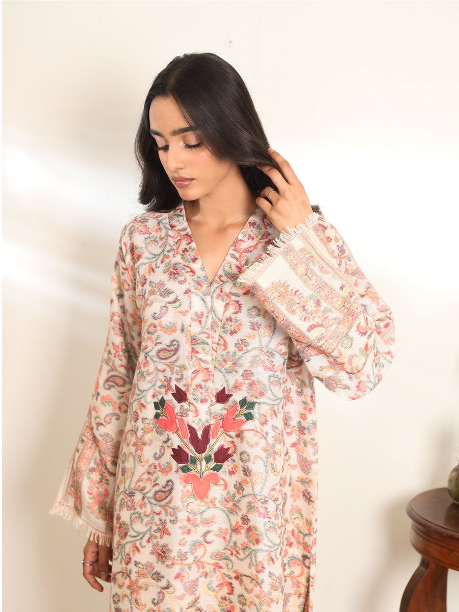 Khaani Pashmina Kurta