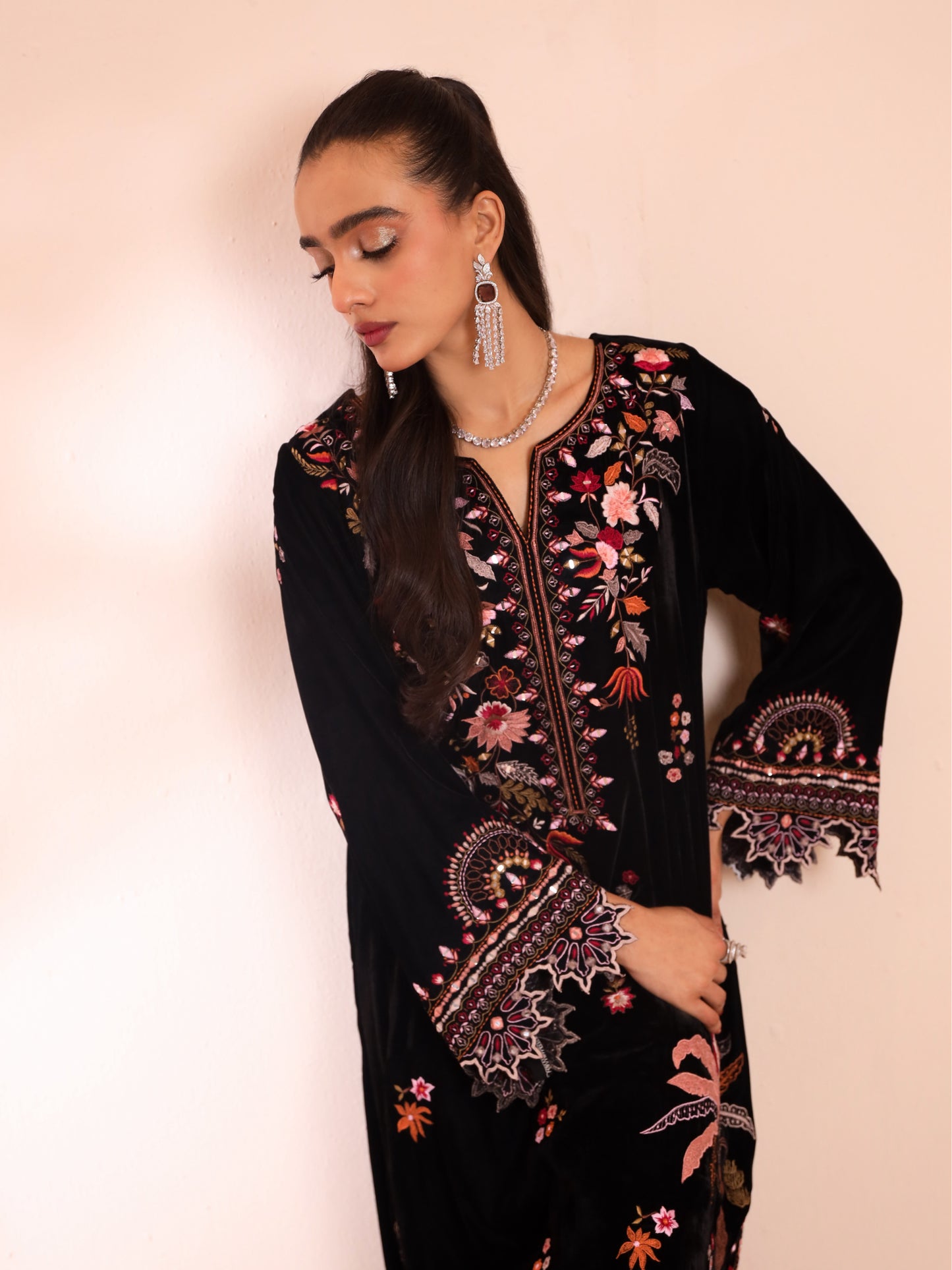 Zehra Velvet kaftan