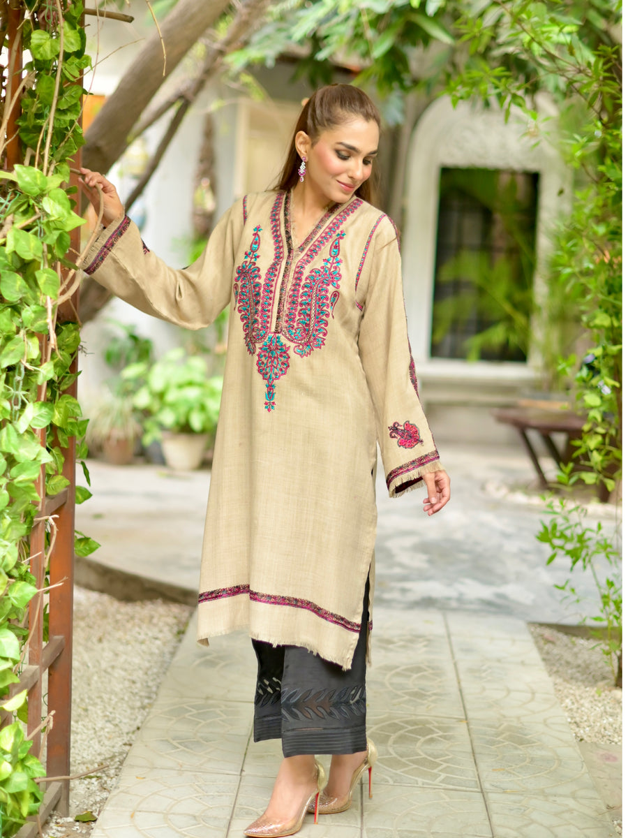 Zehra Pashmina Kurta