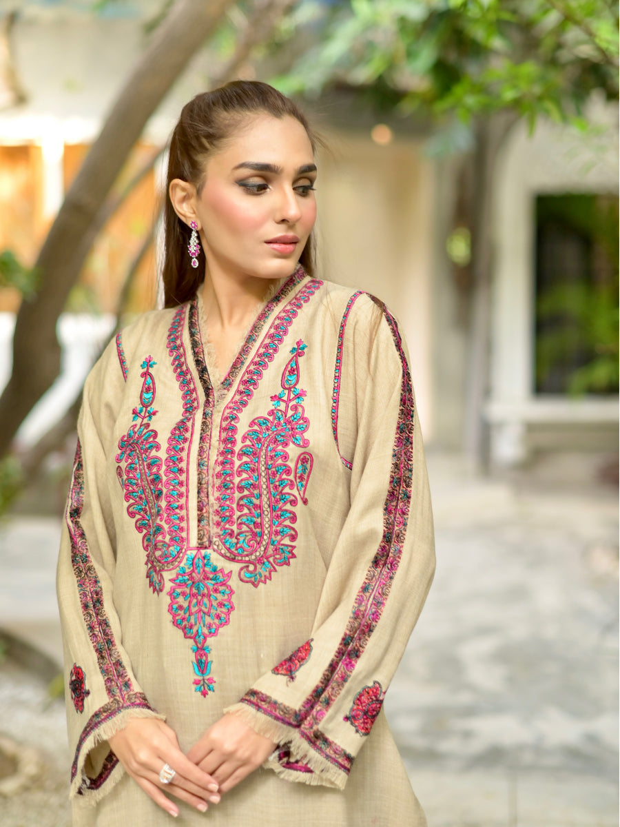 Zehra Pashmina Kurta