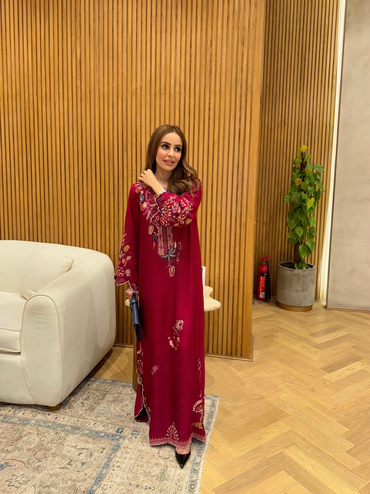 Mahnoor sheesha silk kaftan