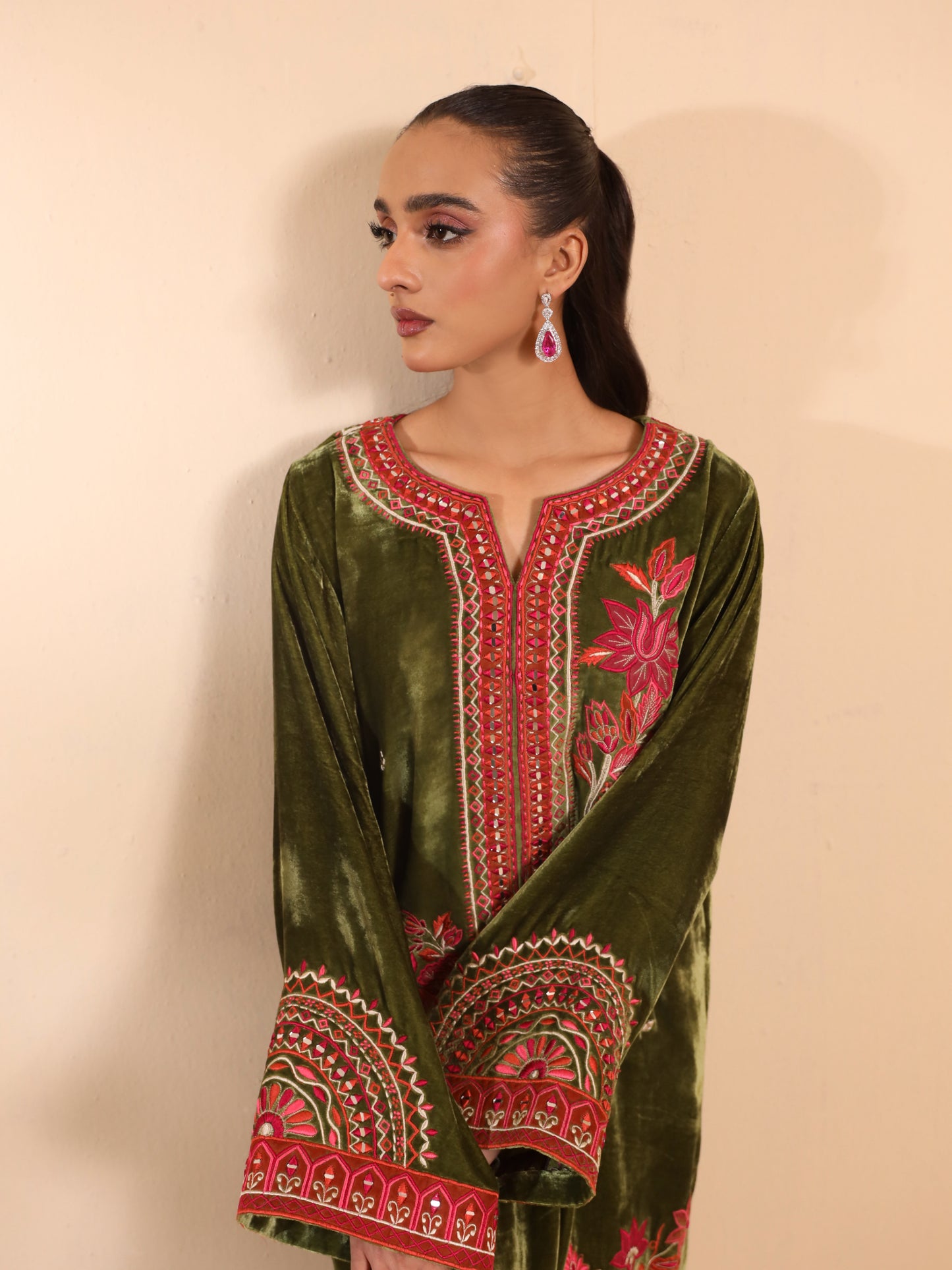 Mish French velvet kaftan