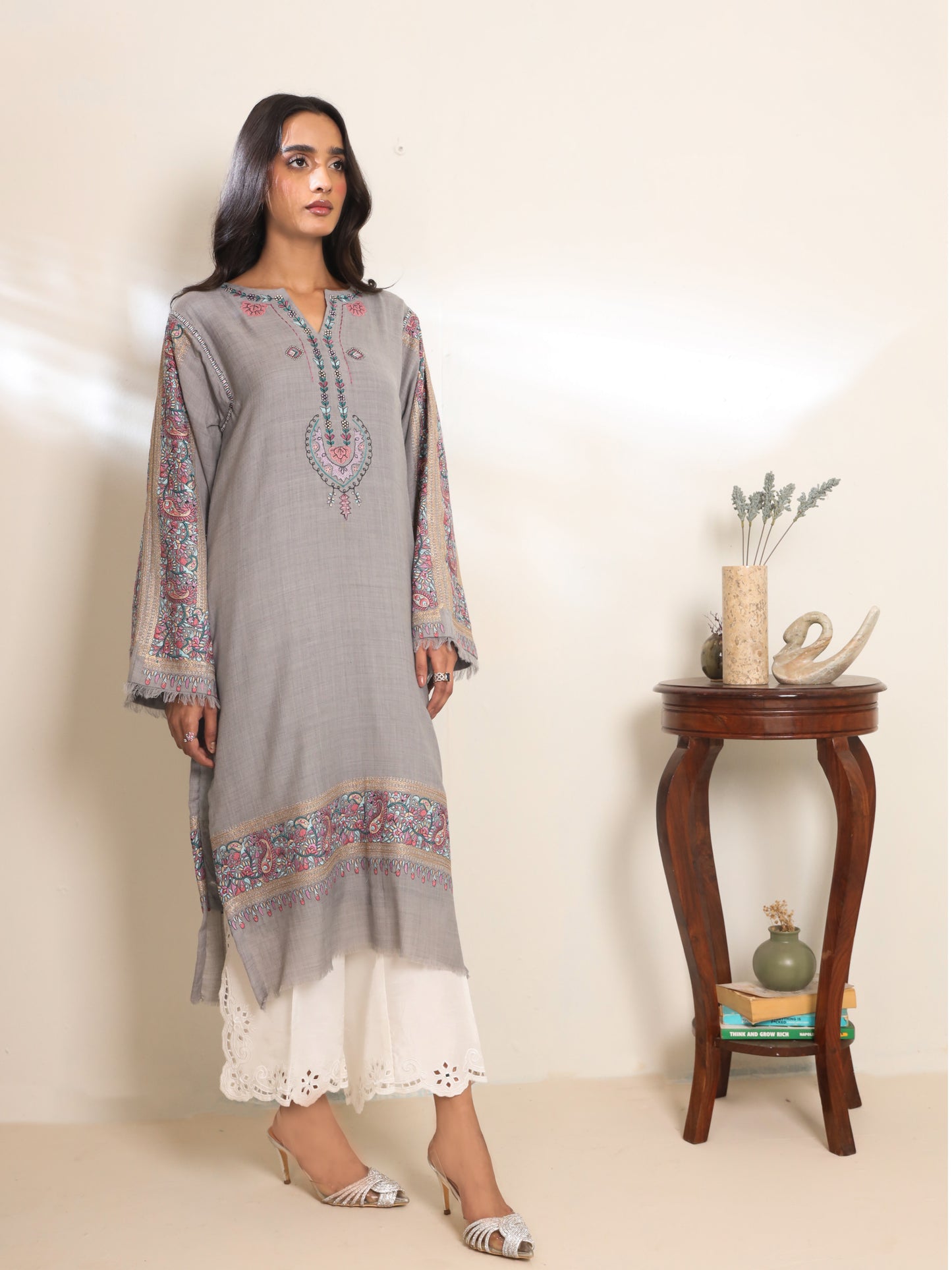 Zaha pure pashmina kurta