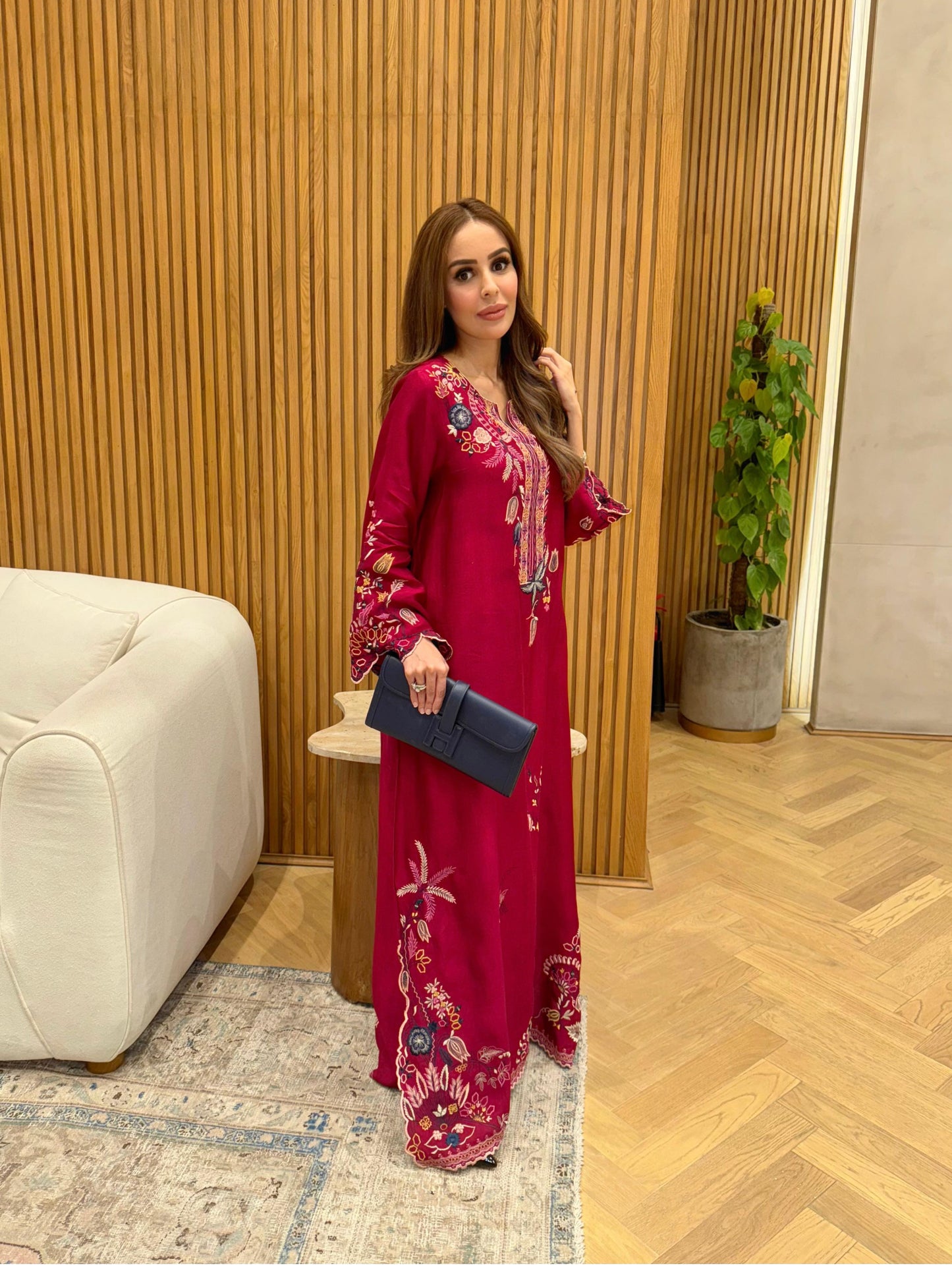 Mahnoor sheesha silk kaftan