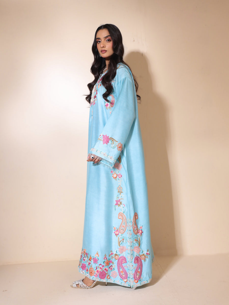 Rhea Aqua Kaftan