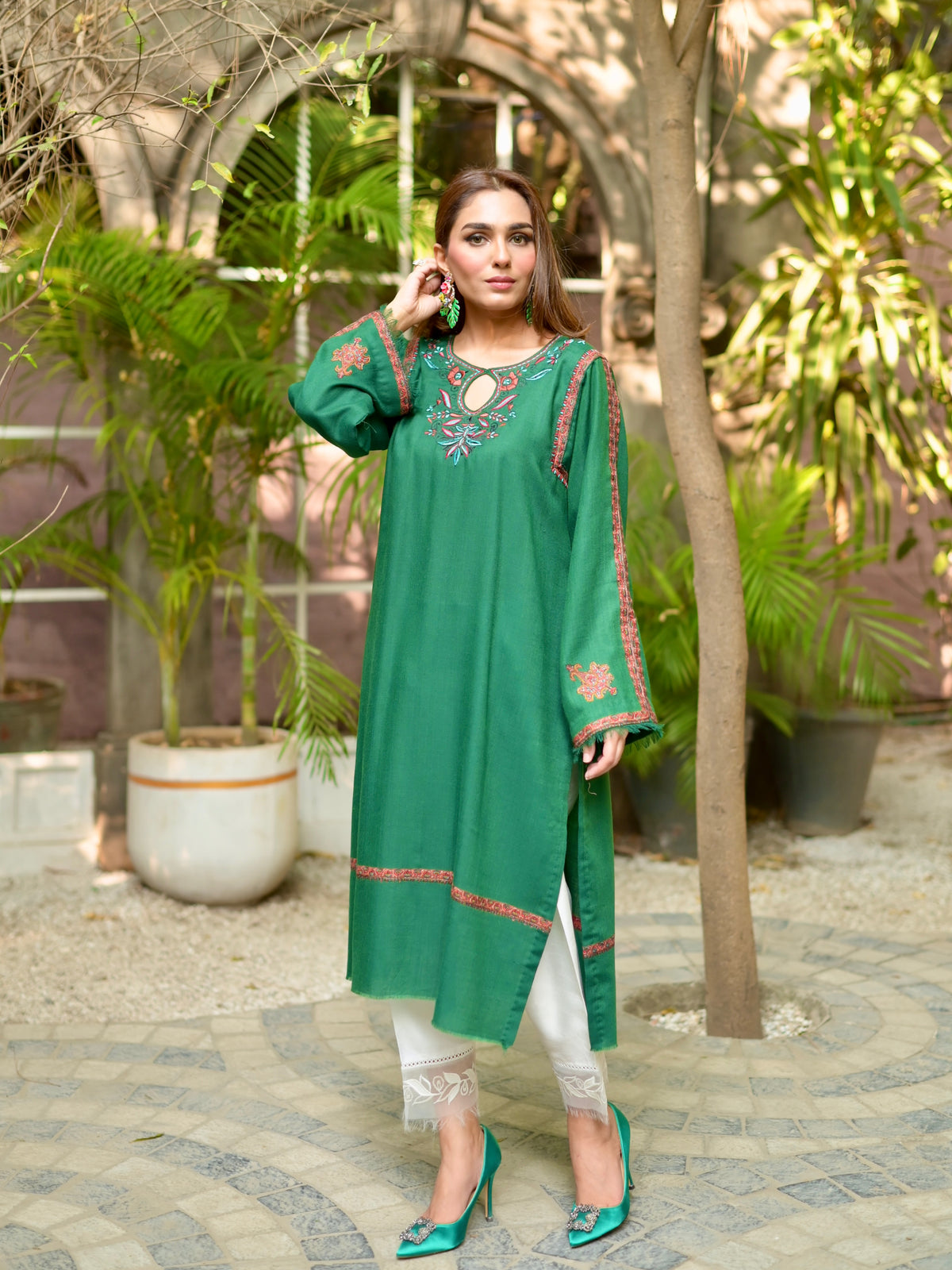 Mehtab Pashmina Kurta
