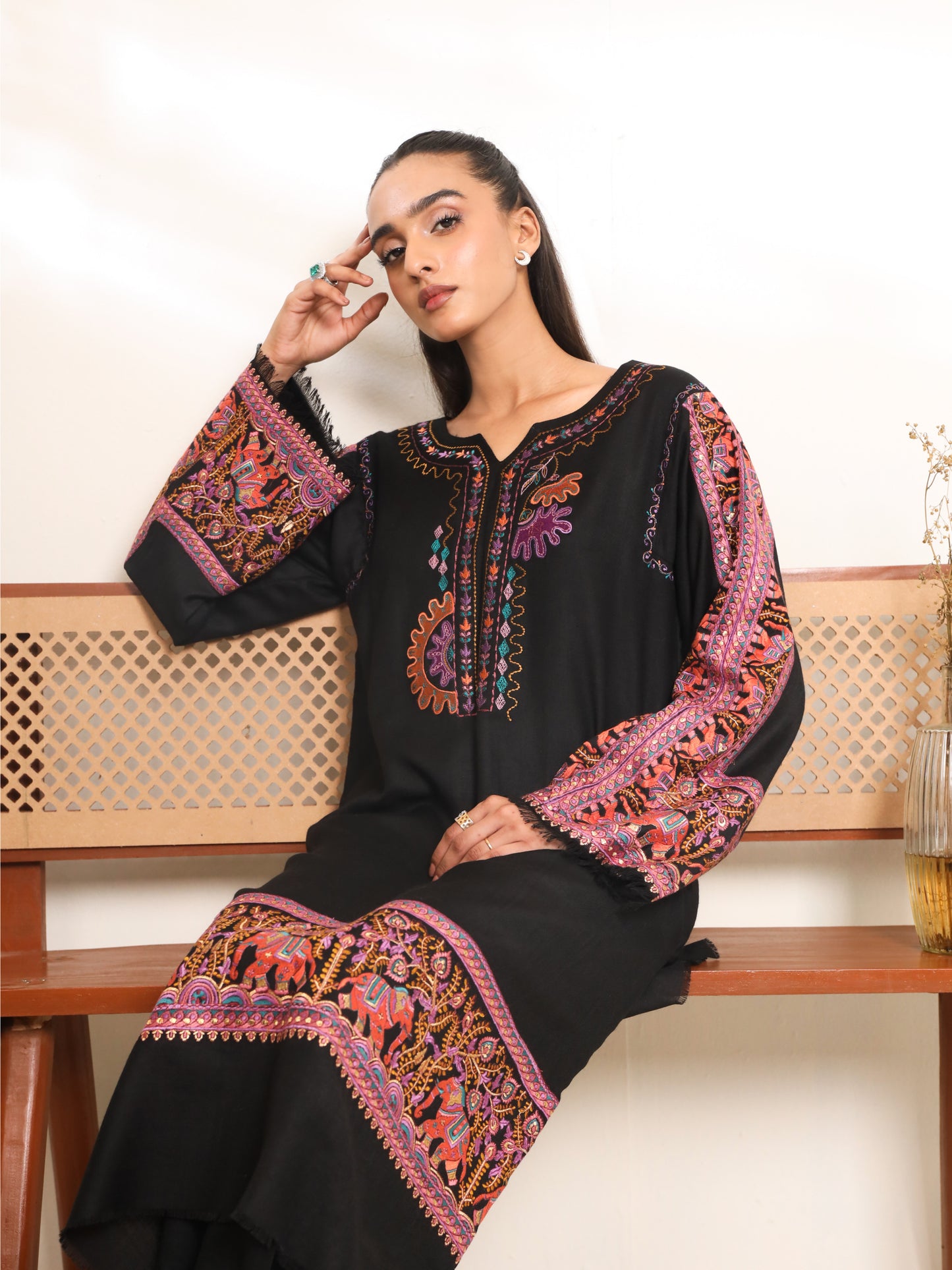 Eman pure pashmina kurta