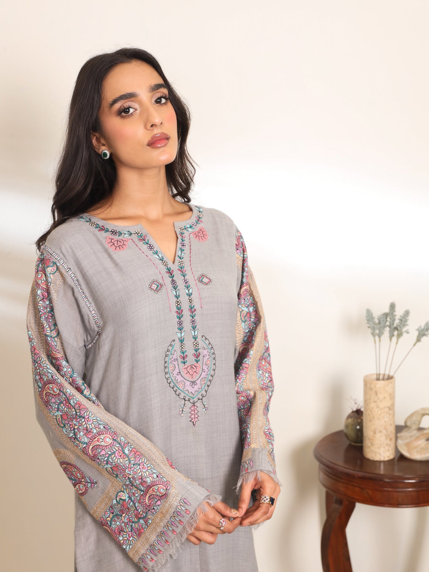 Zaha pure pashmina kurta
