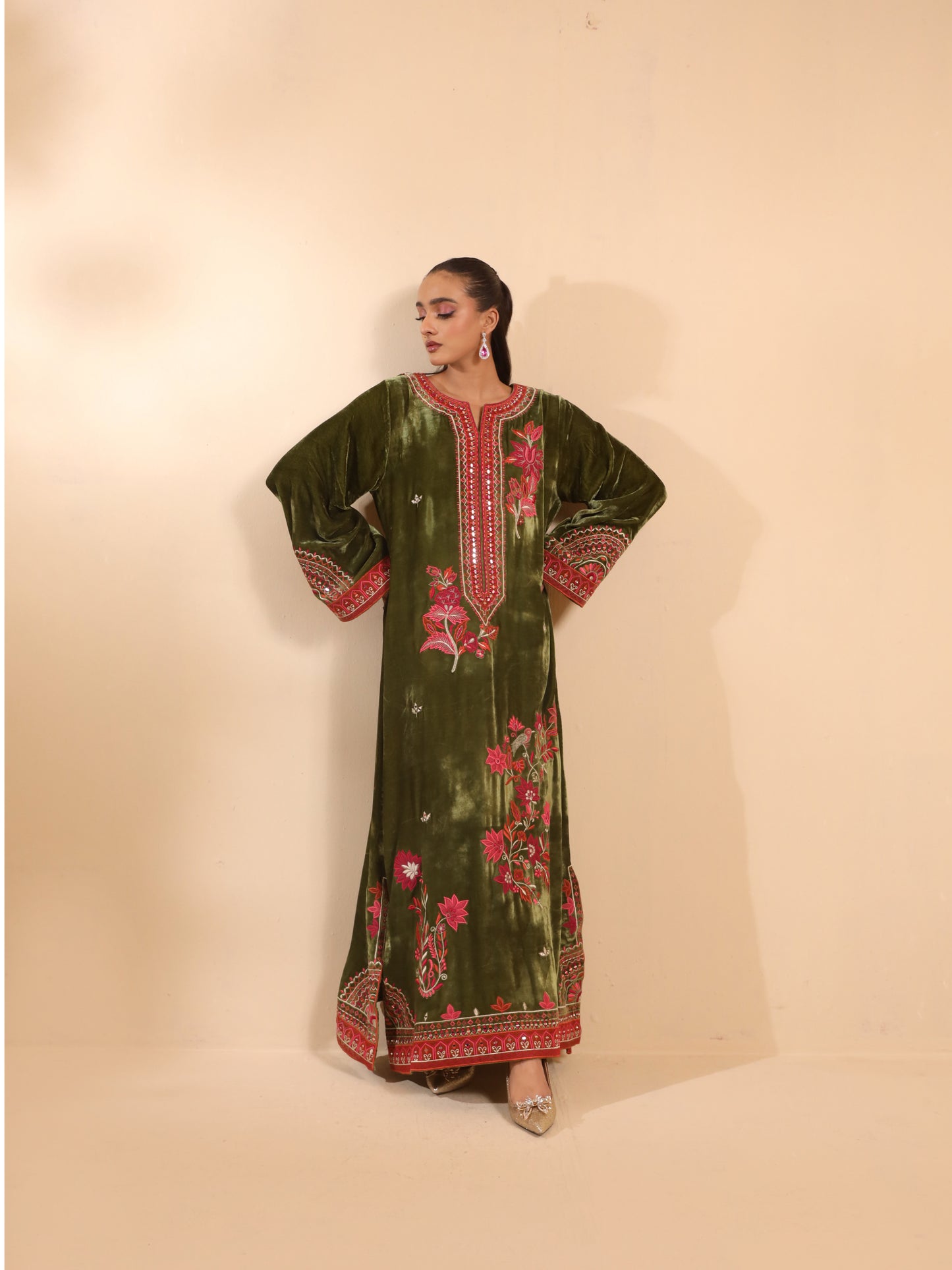 Mish French velvet kaftan