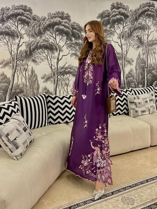 Purple Mia kaftan