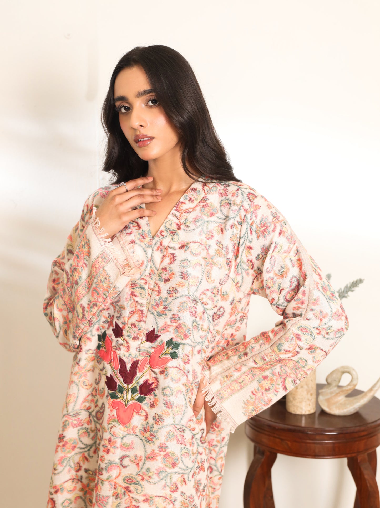 Khaani beige kurta