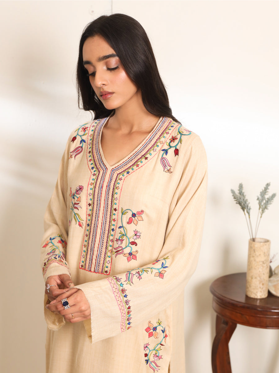 Ruwa Pashmina Kurta