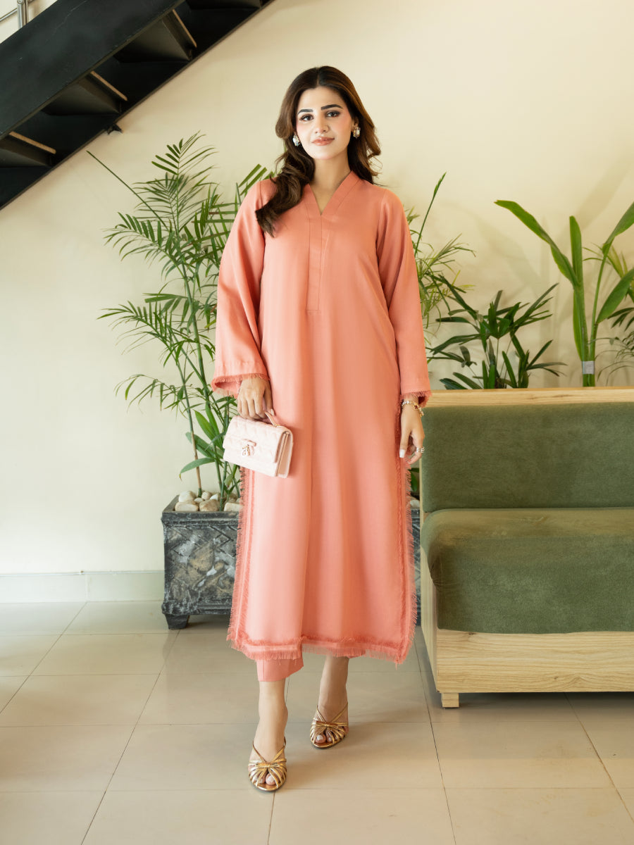 Dusty Rose Fringe Set