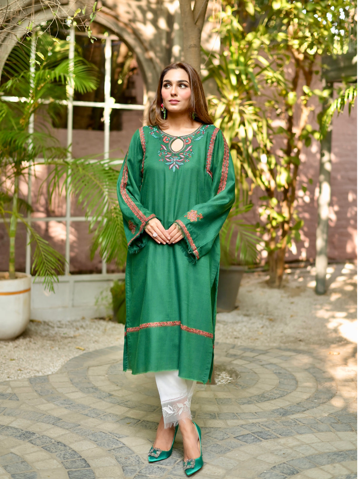 Mehtab Pashmina Kurta