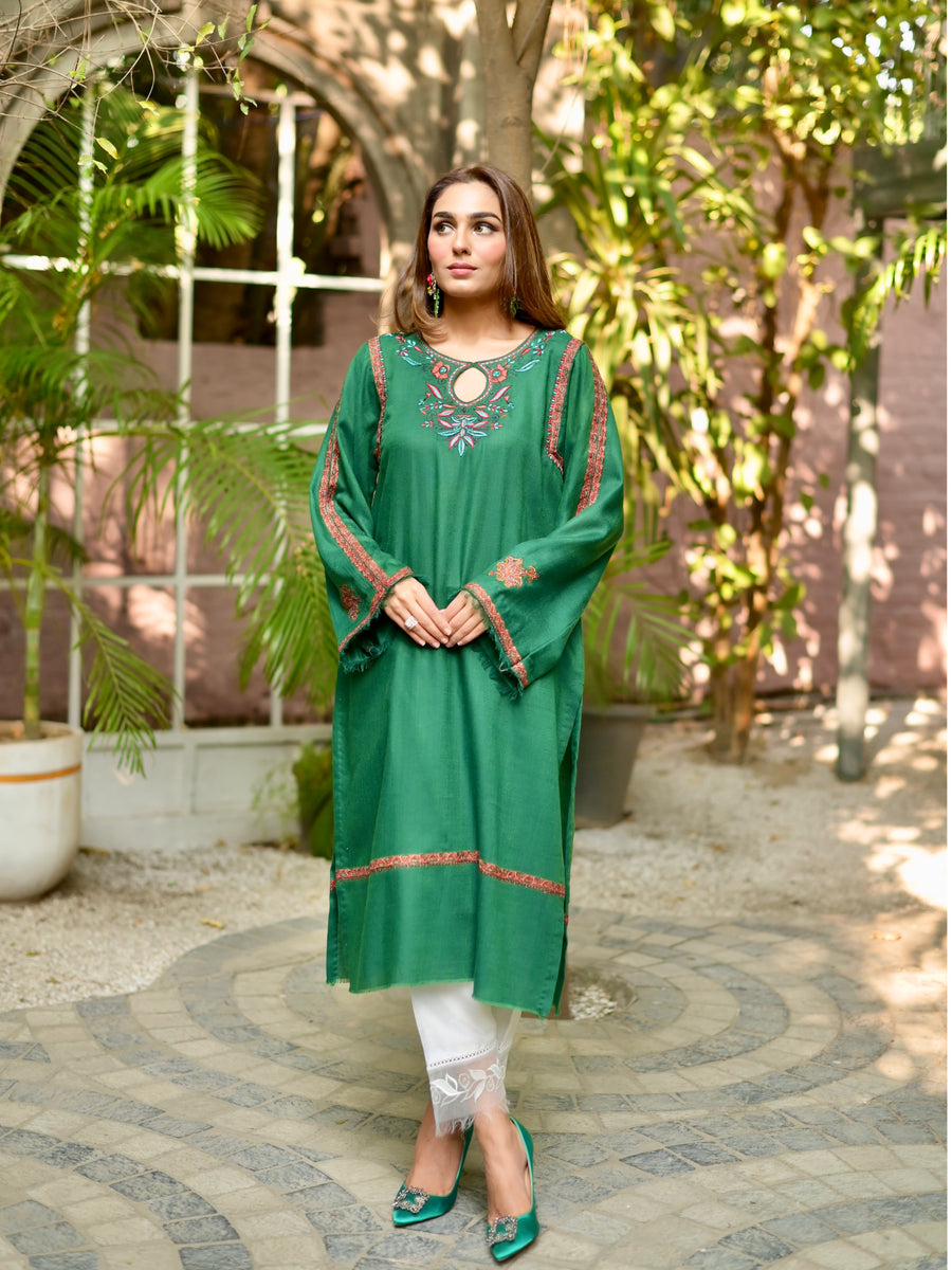 Mehtab Pashmina Kurta
