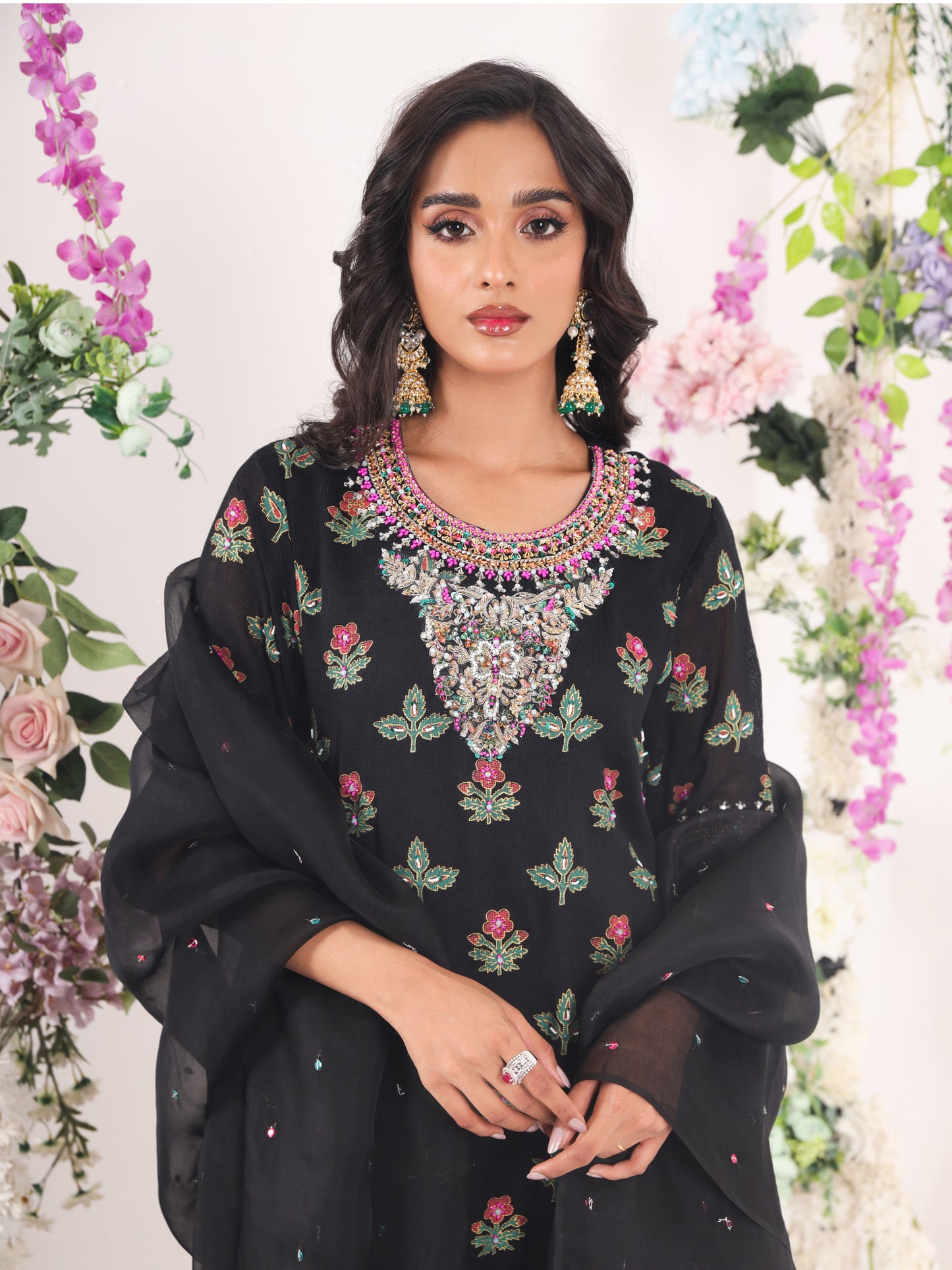 Block print black set