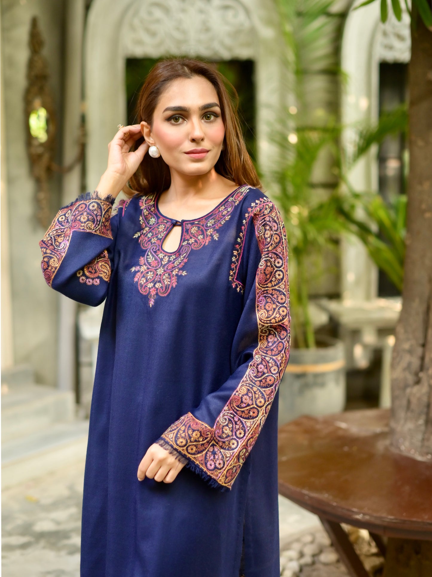Haya Blue kurta