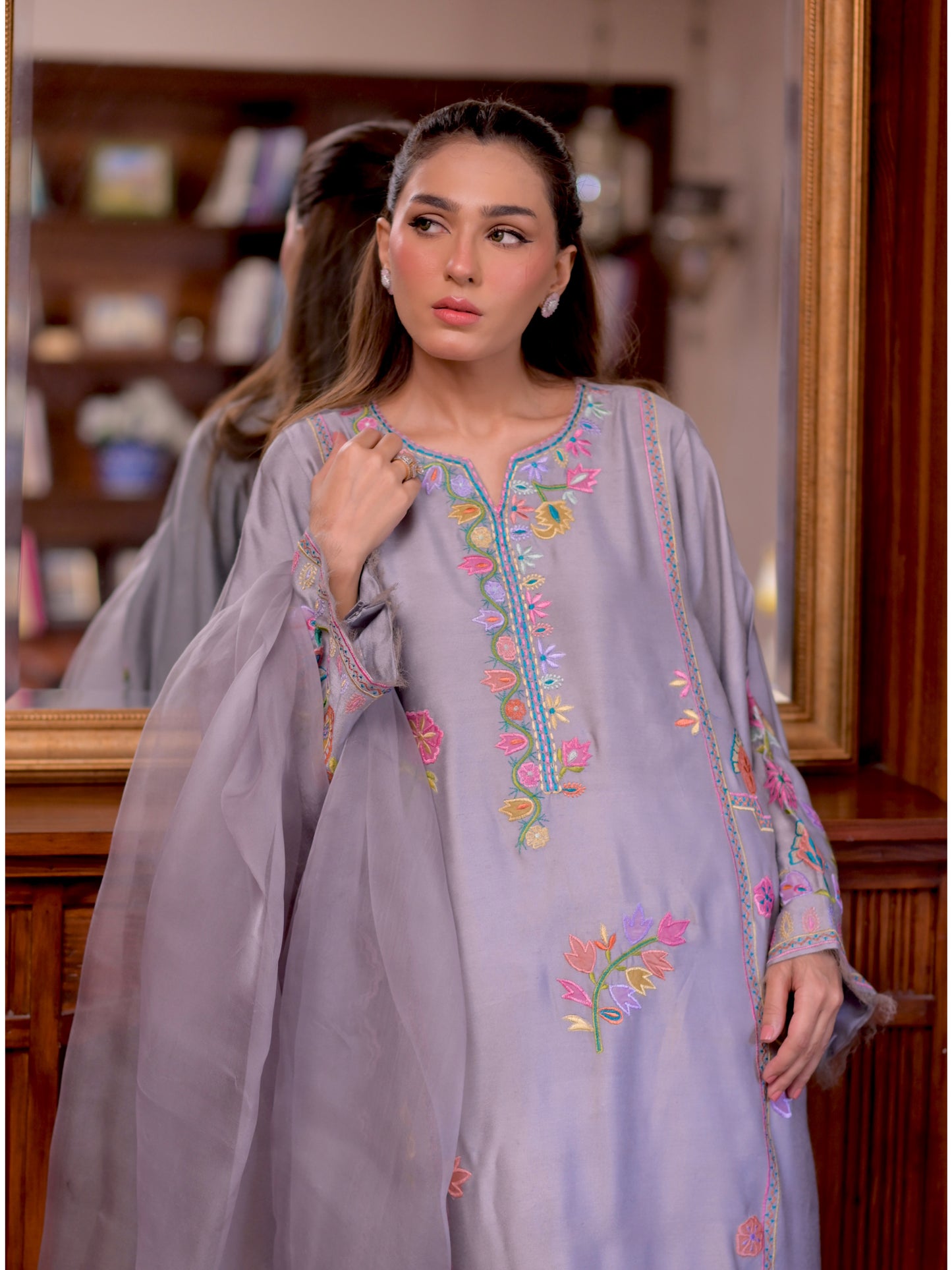 Raya silk kurta