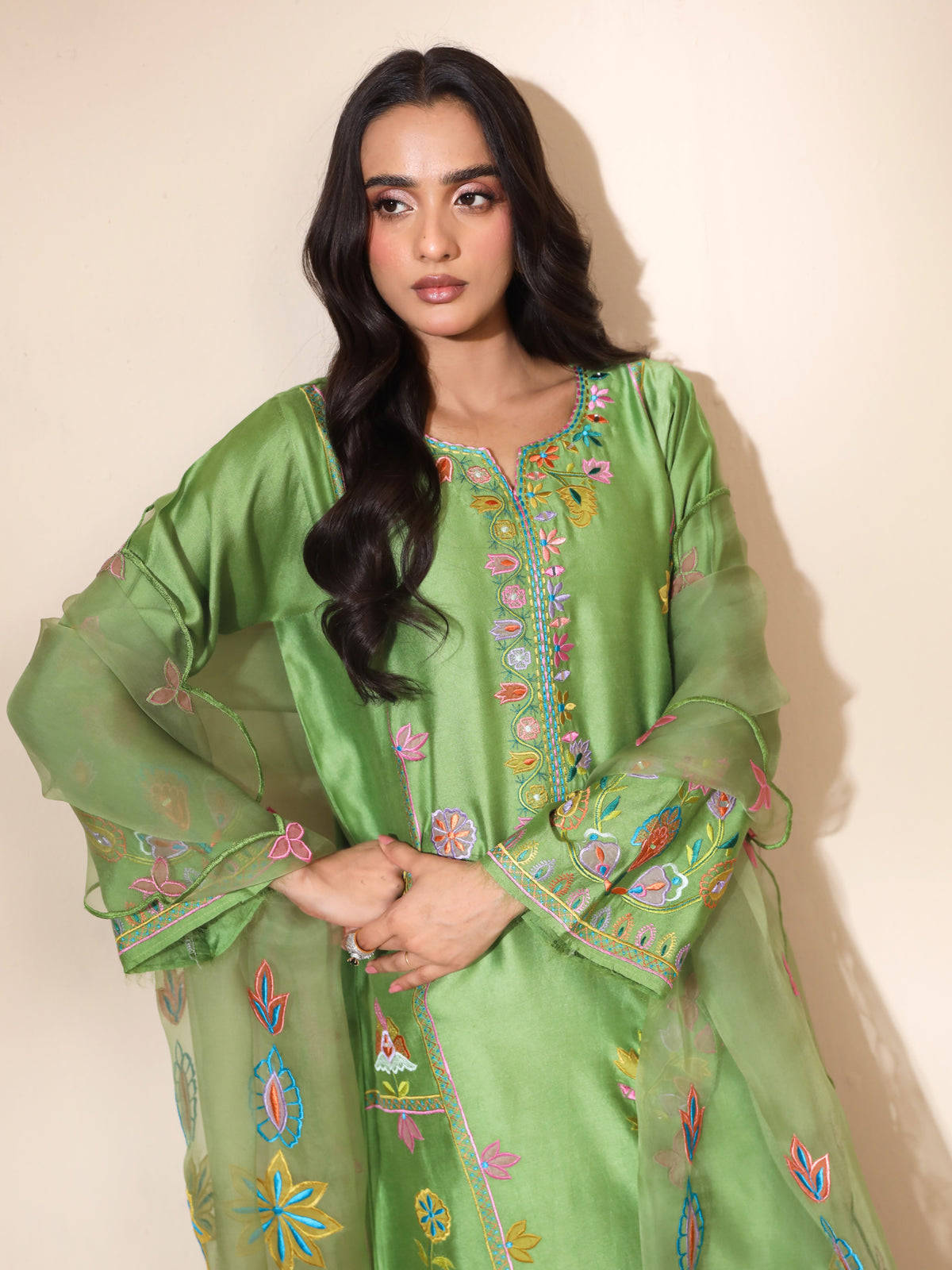 Raya Sheesha Silk Kaftan