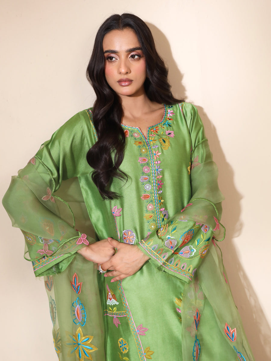 Raya Sheesha Silk Kaftan
