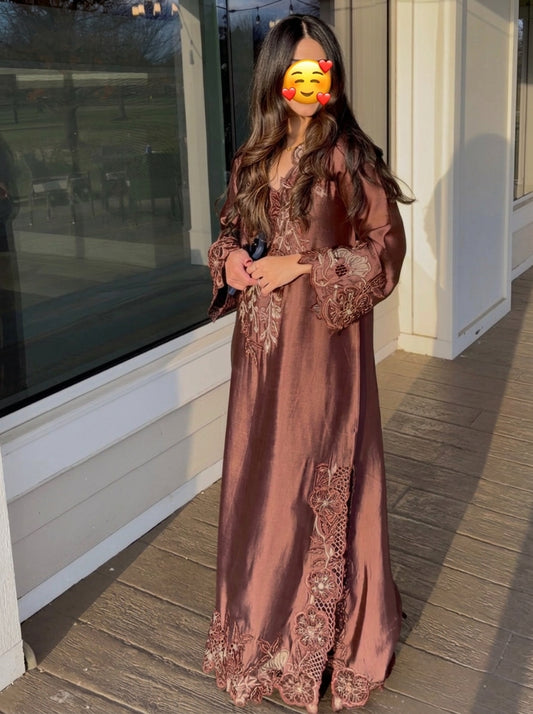 Ayzal Brown Kaftan