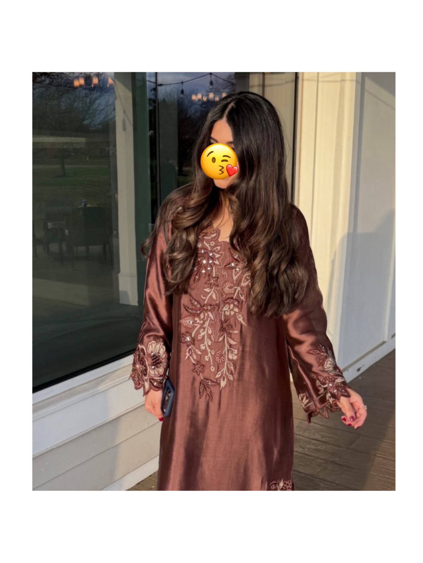 Ayzal Brown kaftan