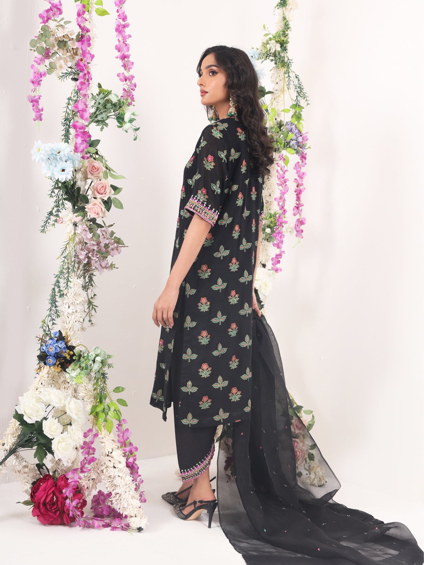 Block print black set
